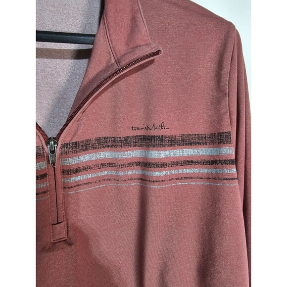 Travis Mathew Sweatshirt In The Line Up Mens Med Red Long Sleeve Pullover Golf - Picture 4 of 5